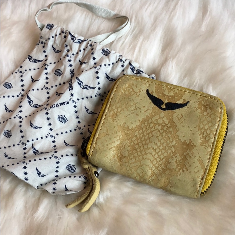 Zadig&Voltaire leather compact wallet